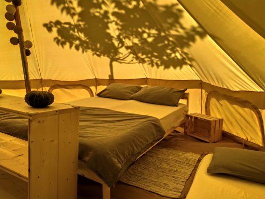 Bell tent interieur