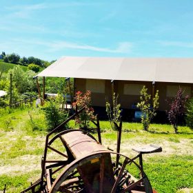 Safaritent in Le Marche