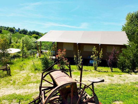 Safaritent in Le Marche