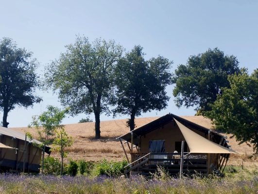 Safaritent in Le Marche