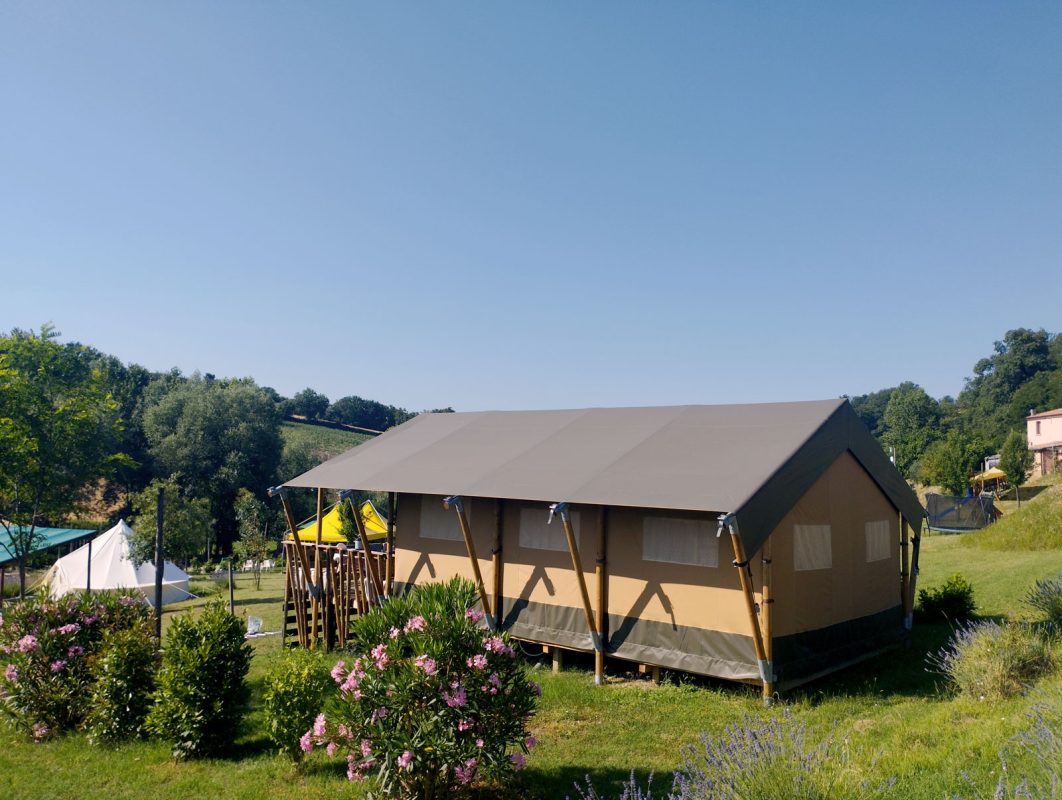 Safaritent in Le Marche