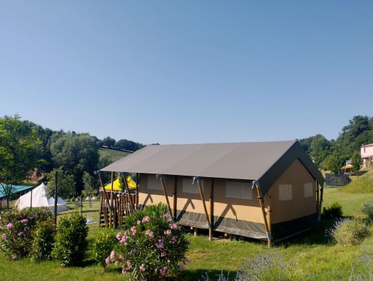 Safaritent in Le Marche