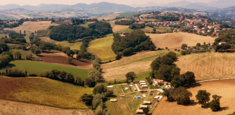 Prachtige landschap van Le Marche
