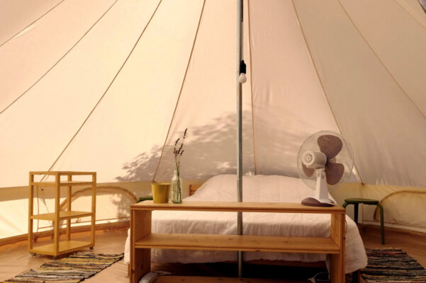 Camping Suasa Belltent Interieur