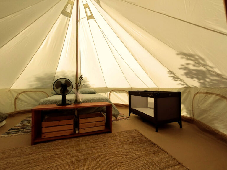 Camping Suasa Belltent Interieur