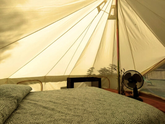 Camping Suasa Belltent Interieur