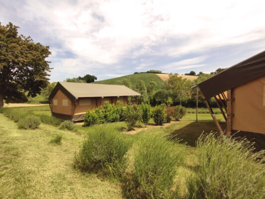 Camping Suasa Safaritent Uitzichtheuvel Landscape