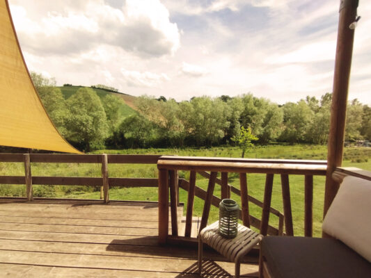 Camping Suasa Safaritent Vanaf Terras