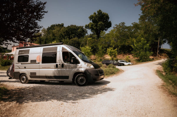 camping suasa camper weg