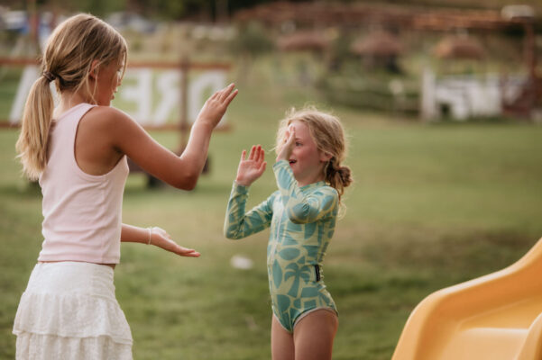 camping suasa spelen glijbaan